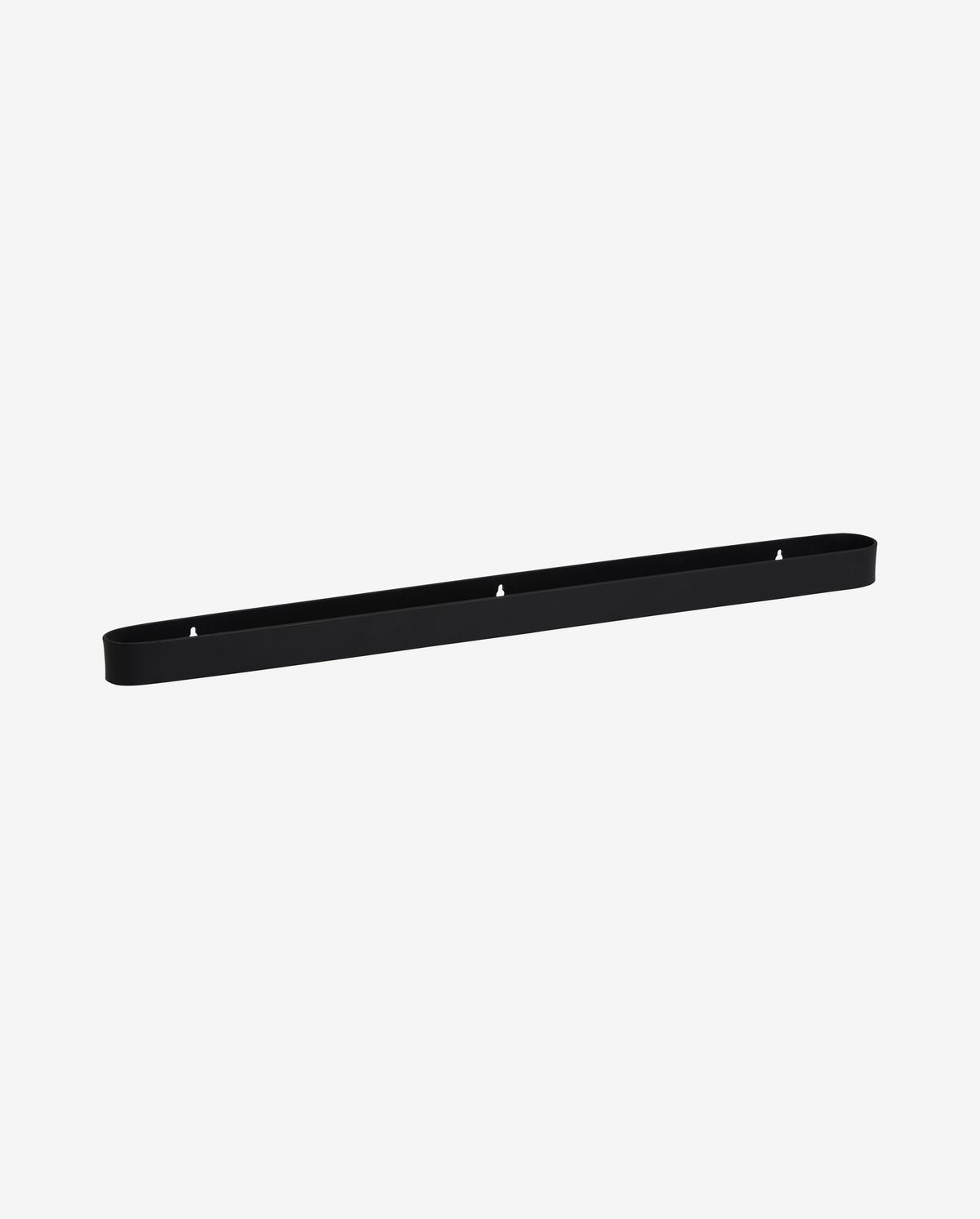 Suporte de toalhas Sotra em aço inoxidável - L65,5 cm - preto