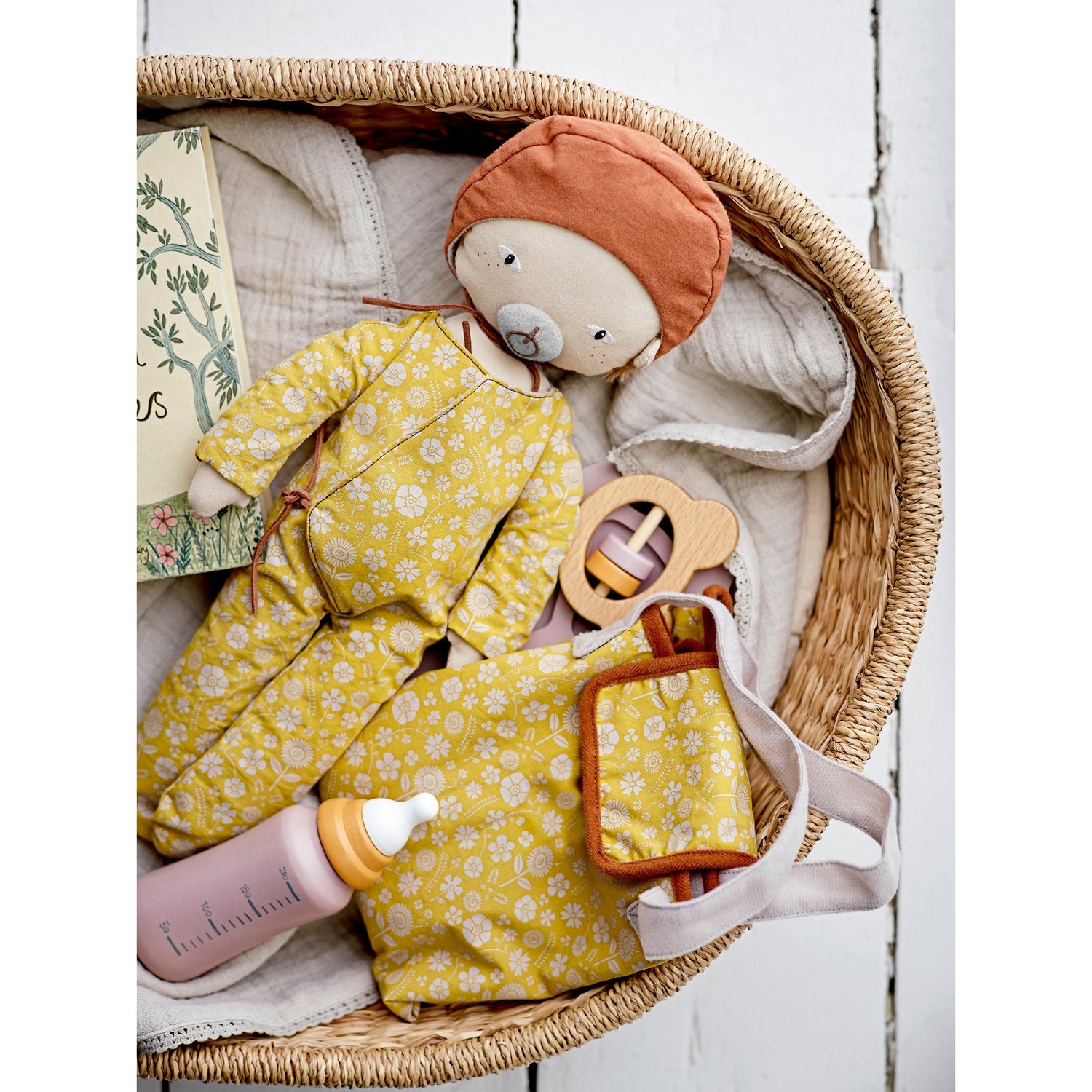Bloomingville MINI Nalle Doll, Brun, Bomuld - Bloomingville MINI - DesignGaragen.dk