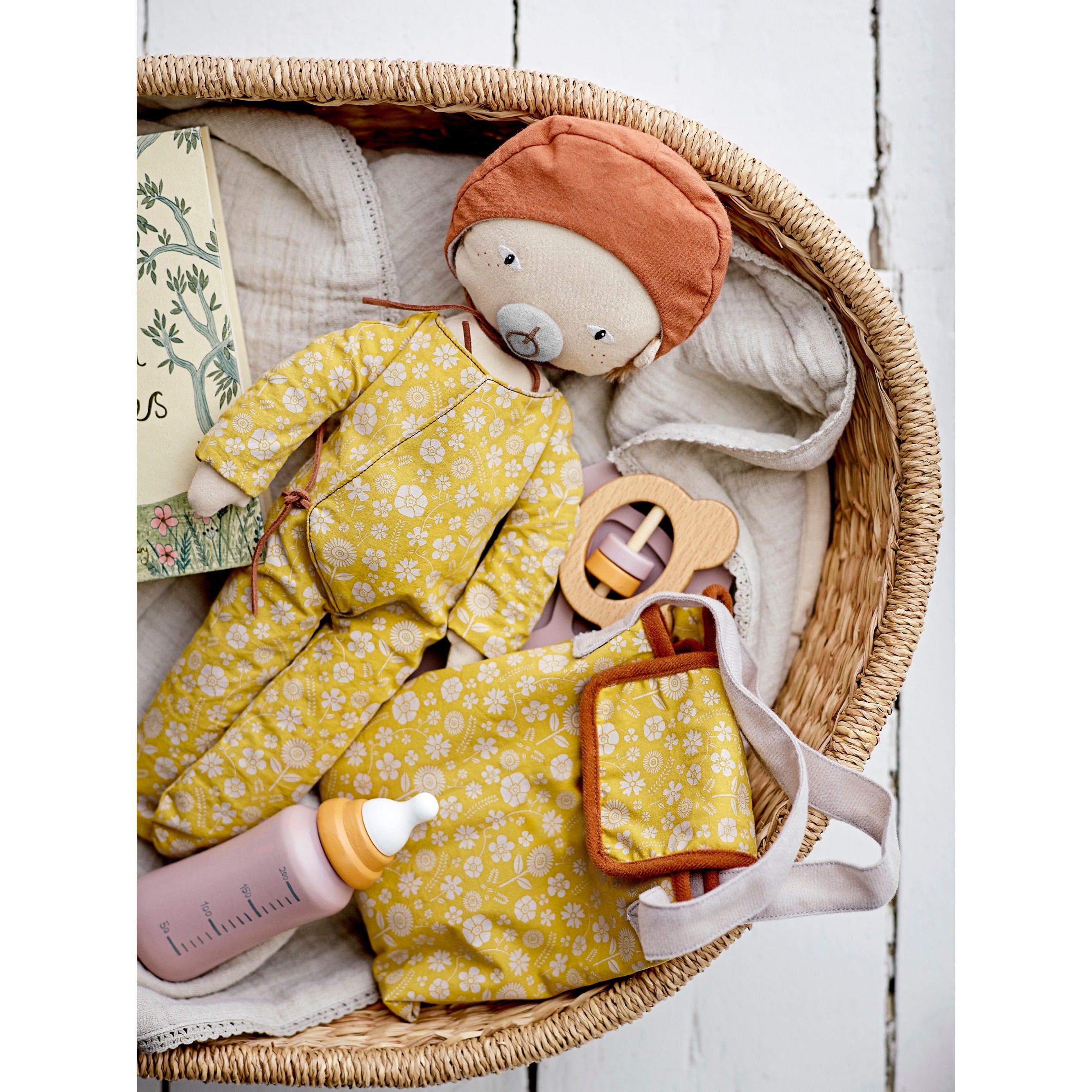 Bloomingville Mini Nalle Doll, Brun, Bomuld