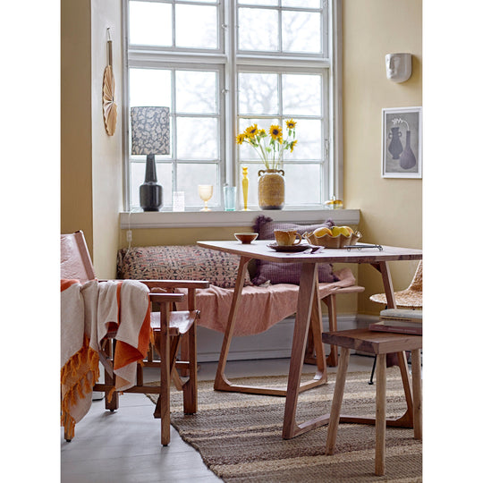 Bloomingville Gamma Plaid, Rosa, Bomuld - Bloomingville - DesignGaragen.dk
