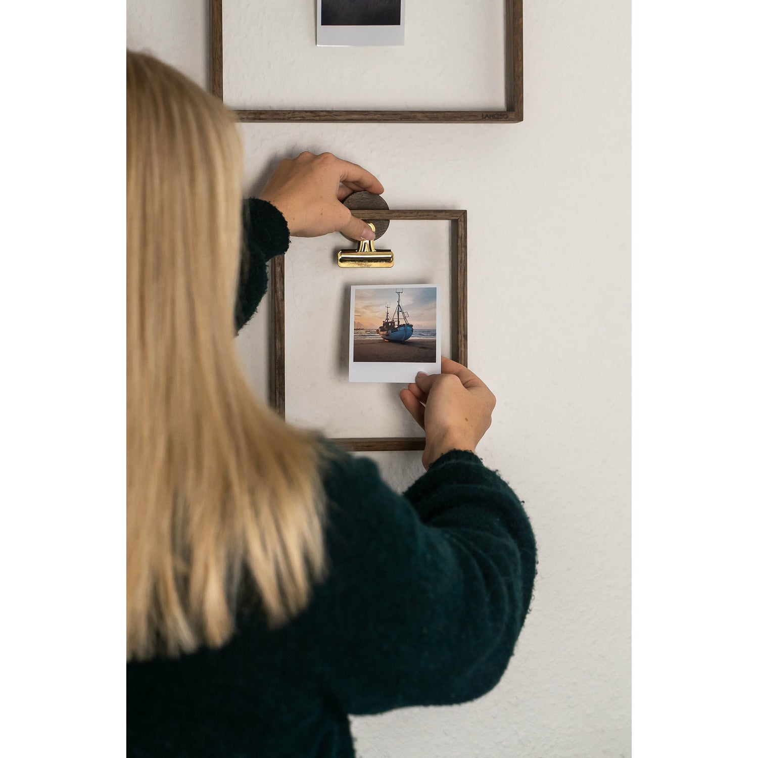 Langbo A6 Frame - White Oiled Oak / Brass - Langbo - DesignGaragen.dk