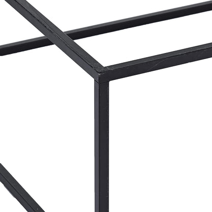 House Doctor Table Frame, Matte Black, 100x100 cm, H.: 45 cm