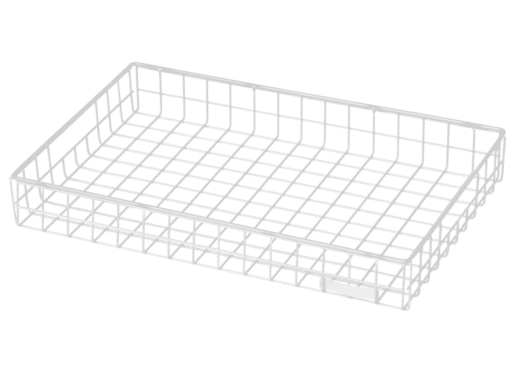 Bandeja de arame de design kalager, entre, branco