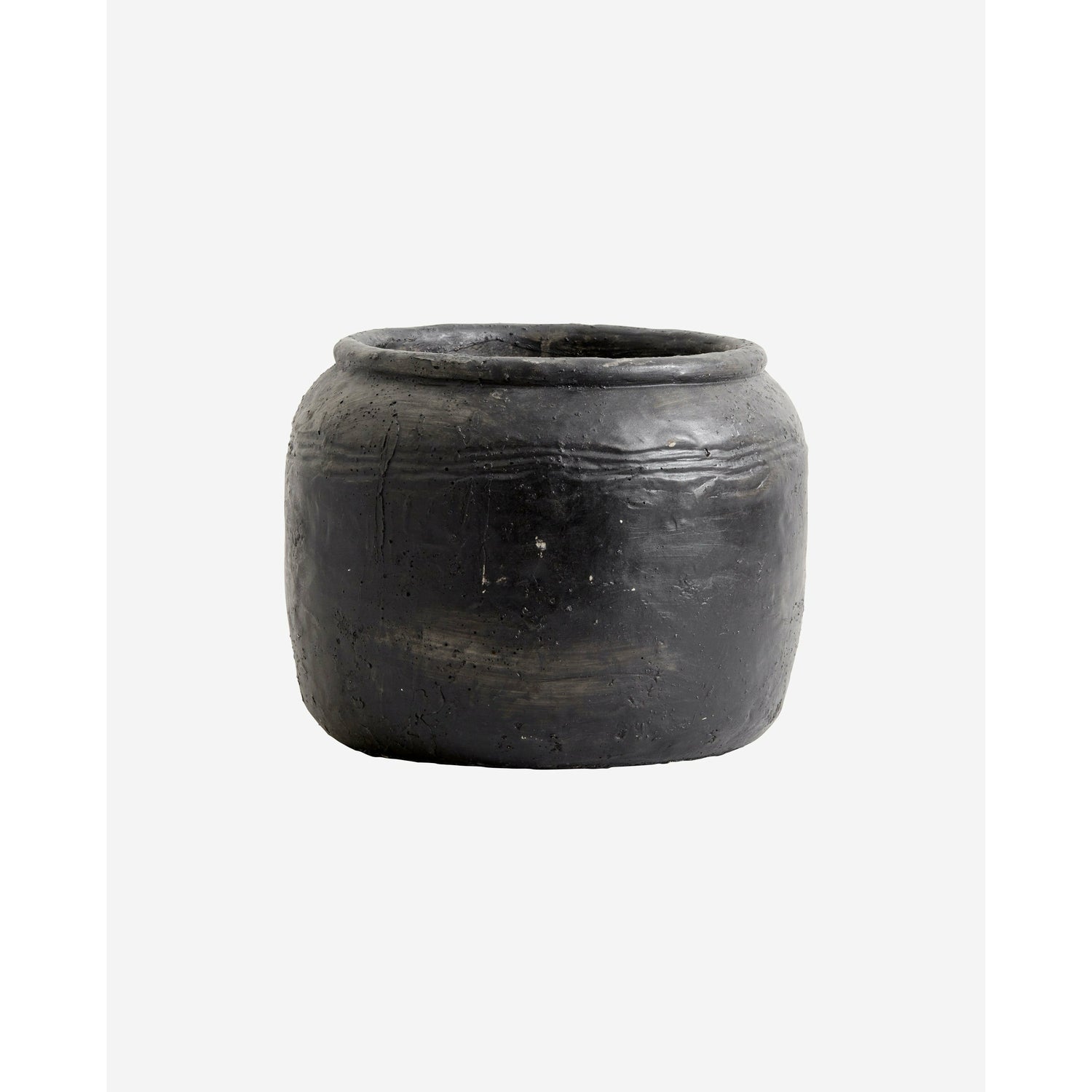 Nordal - vaso CIRA - h18 cm - preto