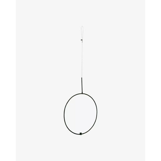 Cirkel lysestage til ophæng - ø42 cm - sort - Nordal - DesignGaragen.dk