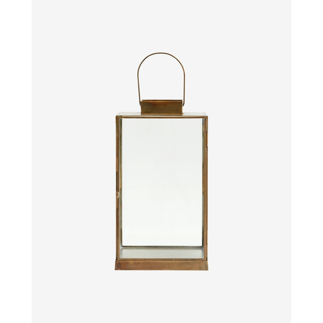 Lanternas antigas em ferro - H35 cm - acabamento de ouro