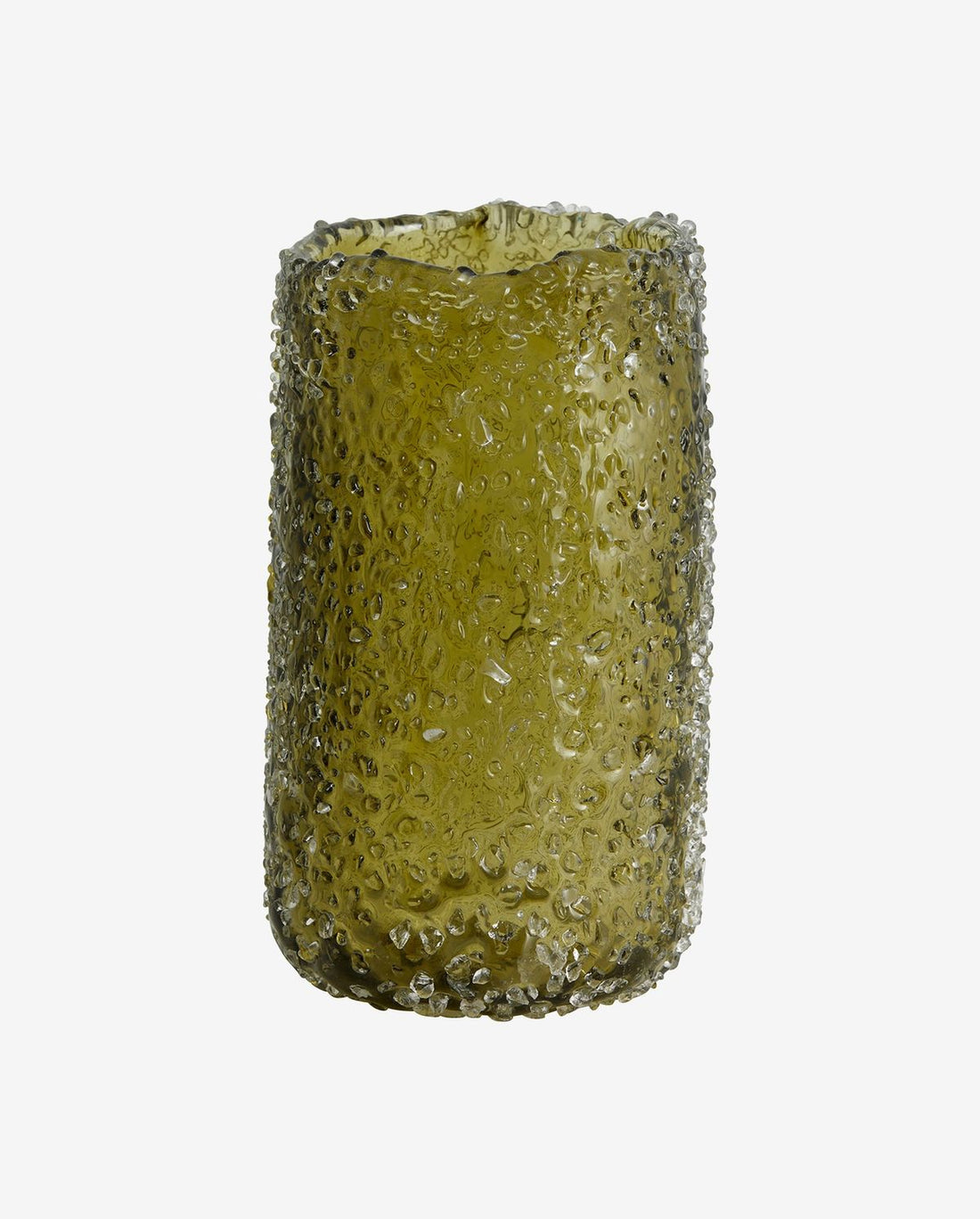 Vaso de vidro Clyde - H19,5 cm - verde