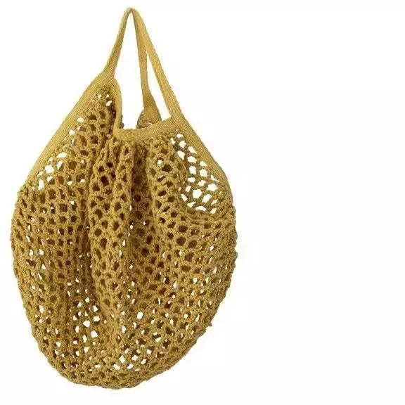 Bloomingville Mini Hugi Bag, amarelo - algodão