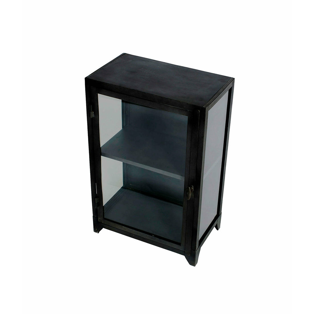 MUUBS - Glasskab lav New York - Sort Jern - B60xD40xH90 cm - Muubs - DesignGaragen.dk