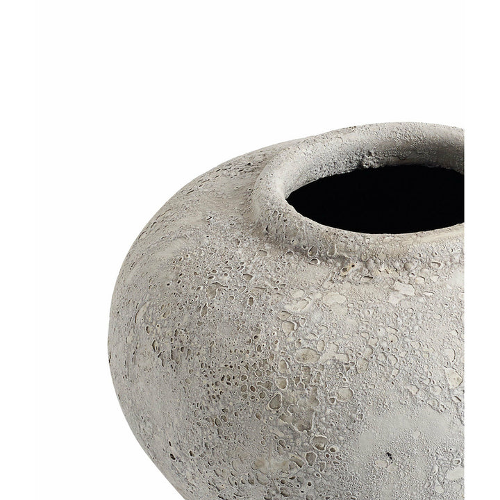 Krukke Luna Grey 18 - Grå - Terracotta - H: 18 Ø: 25 cm - Muubs - DesignGaragen.dk