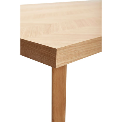 Hübsch - Table, Oak, Herringbone, FSC, Nature - 200x100xh75cm