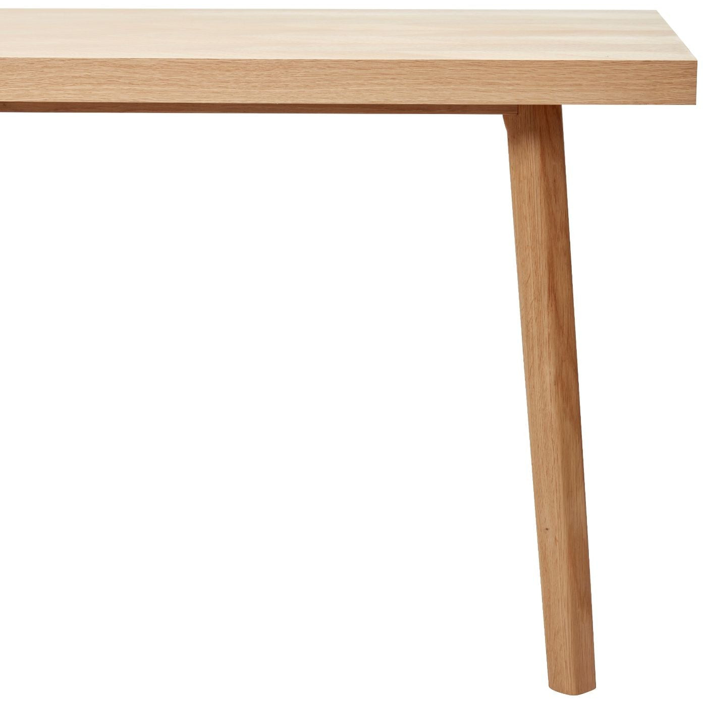 Hübsch - Bord, egetræ, sildeben, FSC, natur - 200x100xh75cm - Hübsch - DesignGaragen.dk