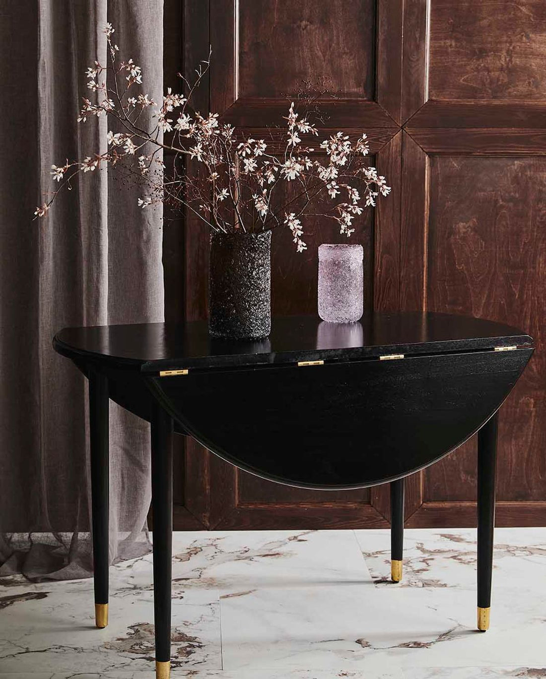 Vaso de vidro Clyde - H19,5 cm - rosa