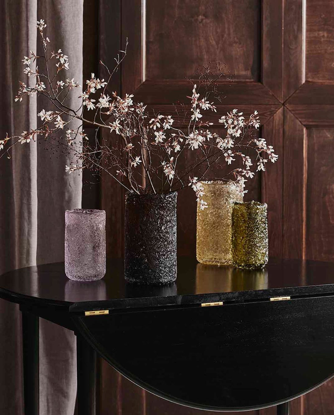 Vaso de vidro Clyde - H25 cm - Rav Yellow