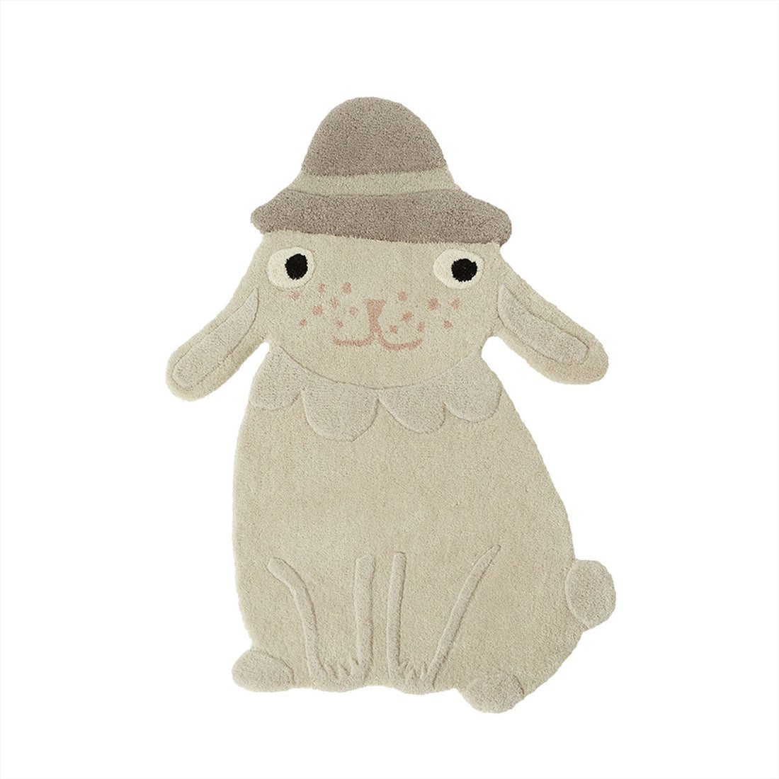 Oyoy Mini Hopsi Rabbit Blanket - Branco crua