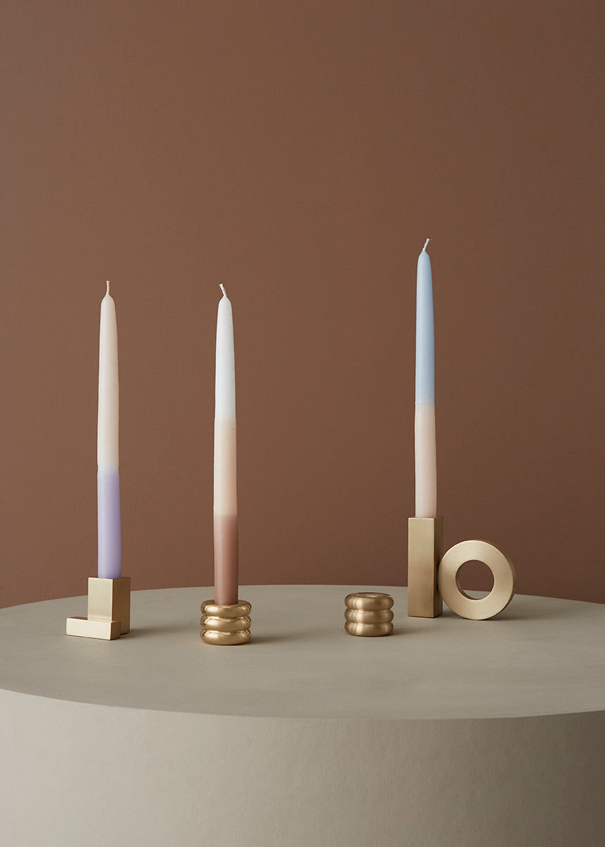 Oyoy Living Savi Candlestick - Brass maciço - Brass