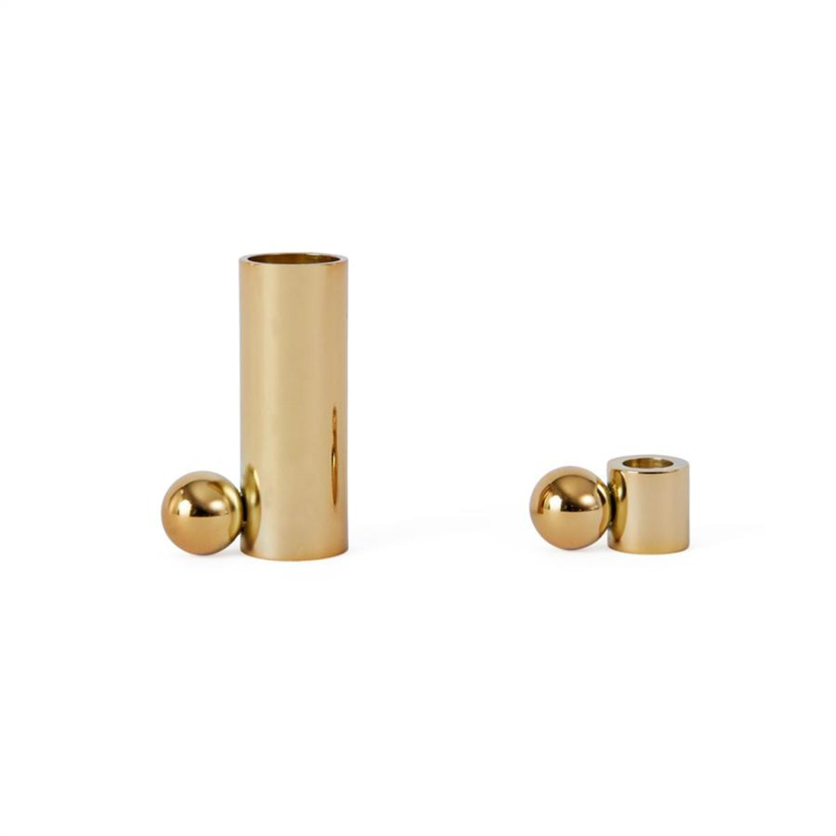 Oyoy Living Palloa Candlestick - Small - Brass