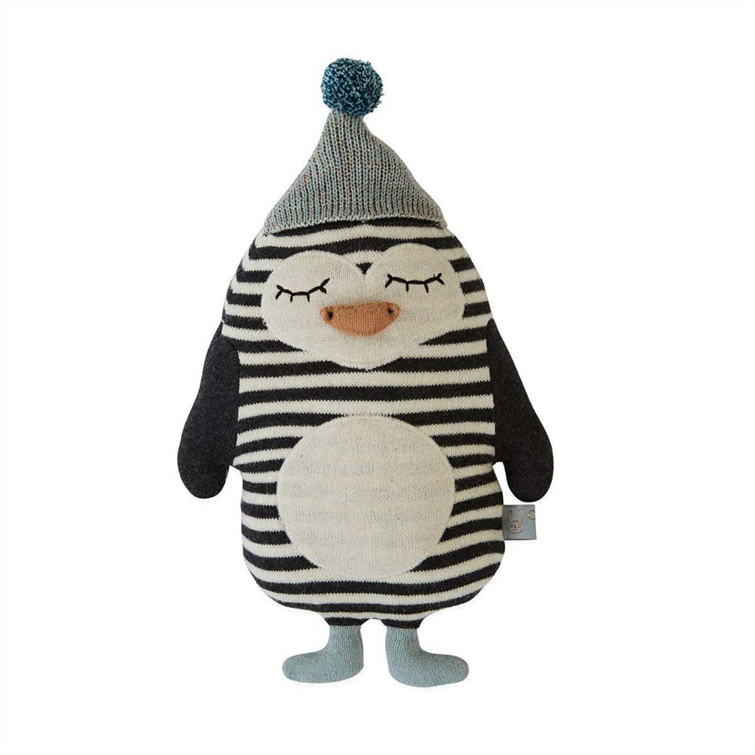 Oyoy Mini Darling - Baby Bob Penguin - Branco Crupo / Preto
