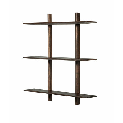 Muubs Hylde Noir Dark stained oil - Mørkbejdset/olie - Eg (EU) - W: 90 H: 100 D: 20 cm - DesignGaragen.dk.