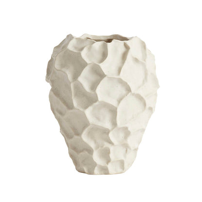 Vase Soil - Vanilje - Keramik - H: 21,5 Ø: 18 cm - Muubs - DesignGaragen.dk