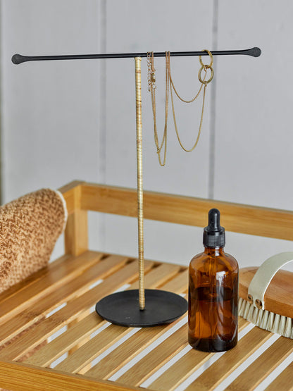 Bloomingville Kaluba Jewelry Rack, preto, metal
