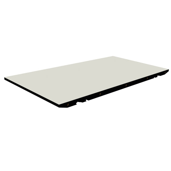T1 Placa adicional para Andersen T1 Dining Table - Laminado branco K1040 - 50x95 cm