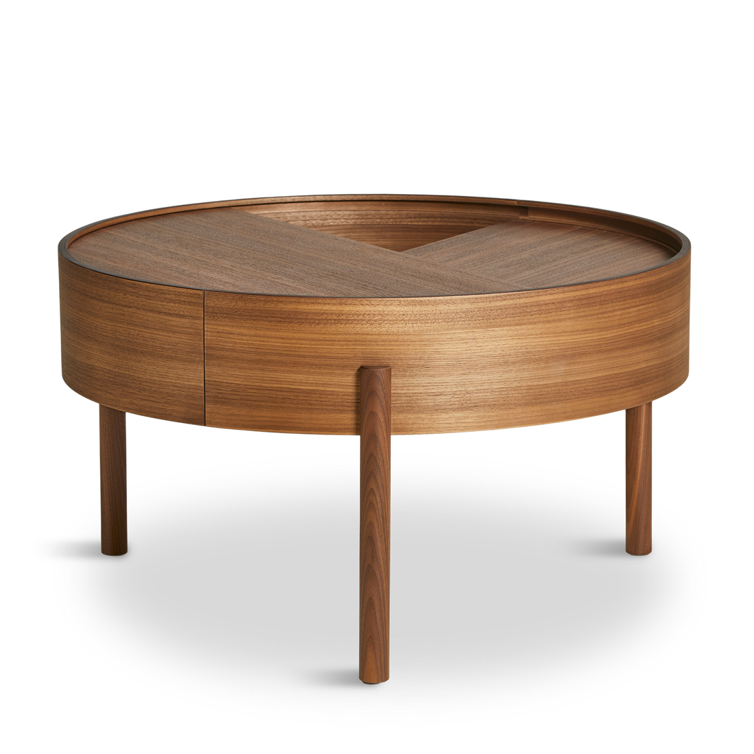 Woud - Arc Coffee Table (66 cm) - Walnut