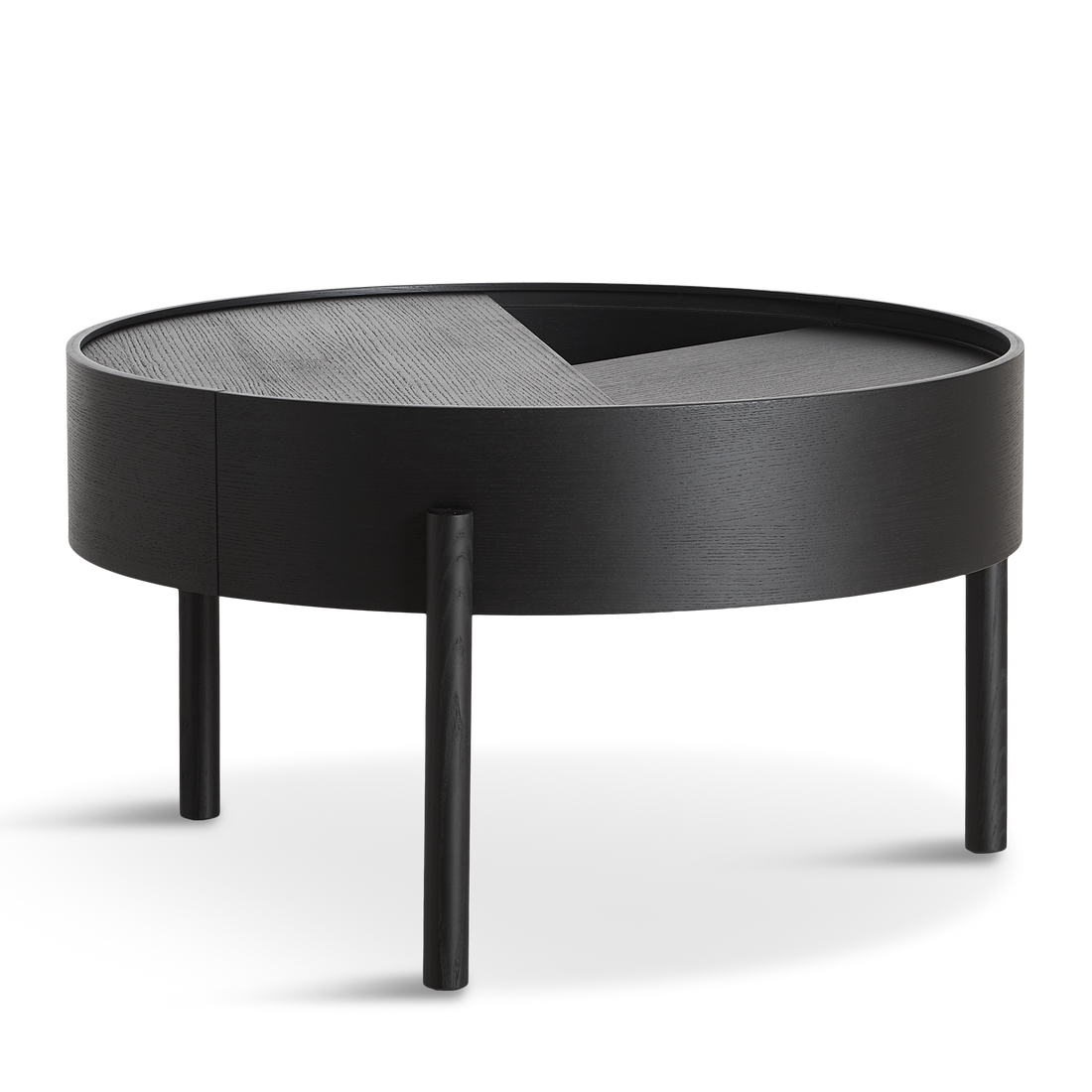 Woud - Arc Coffee Table (66 cm) - Black