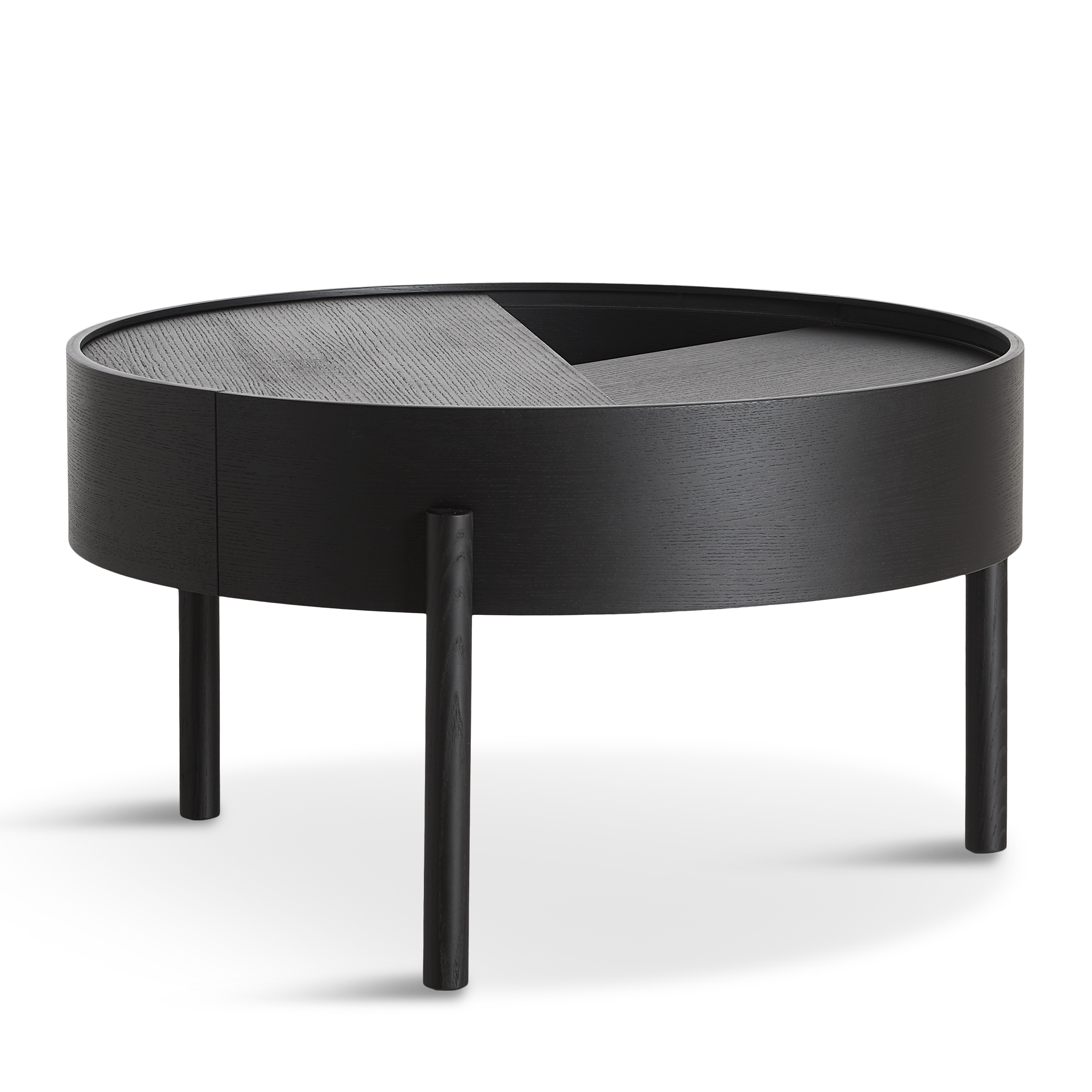 Woud - Arc Coffee Table (66 cm) - Black