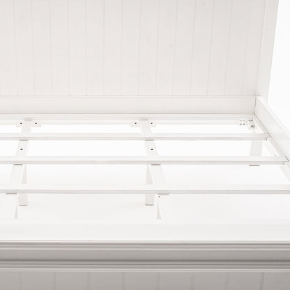 Cama Halifax Branca - Cama de casal grande 200