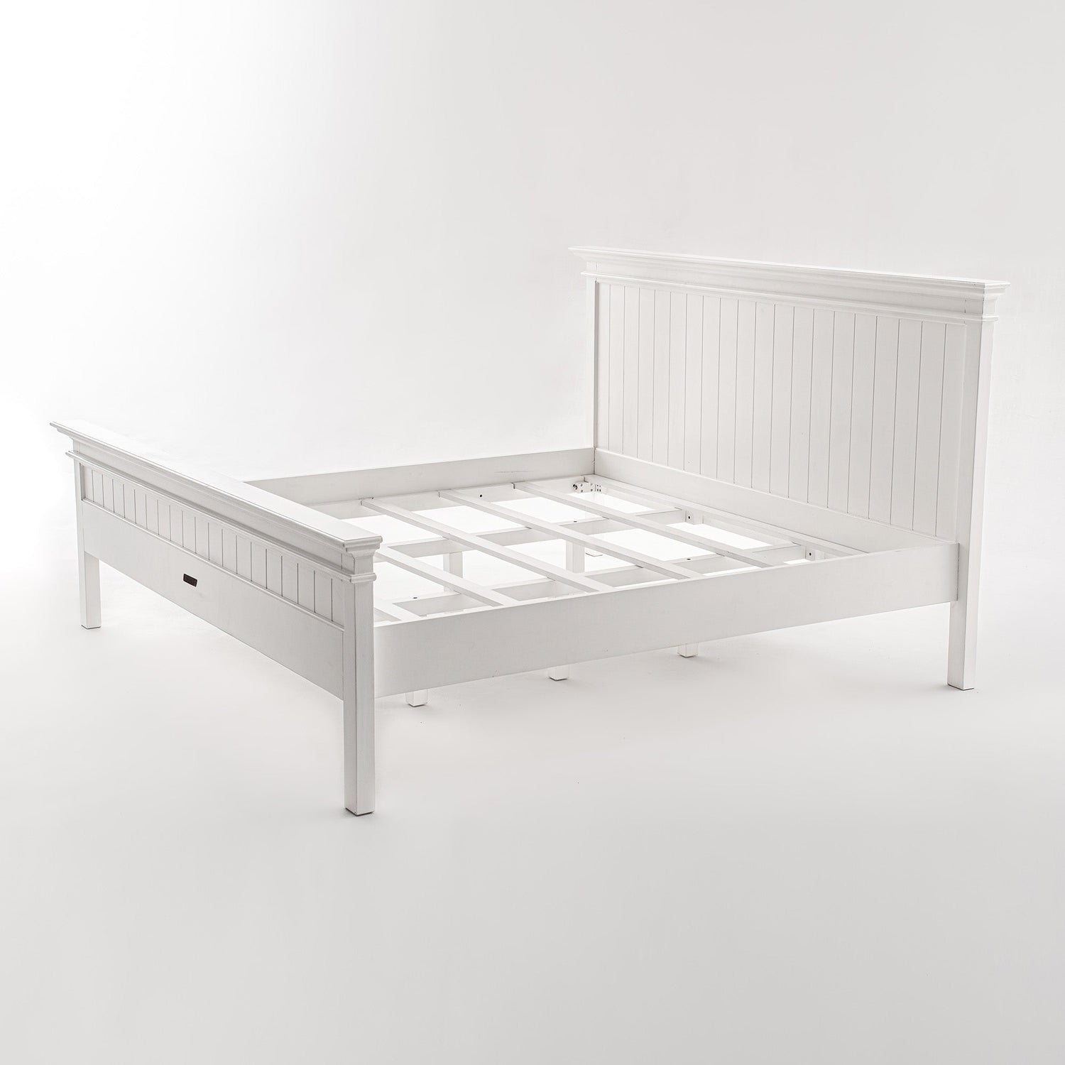 Cama Halifax Branca - Cama de casal grande 200