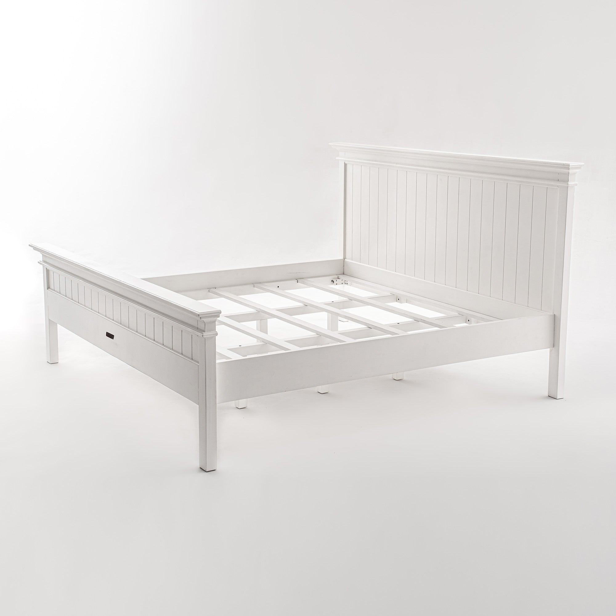 Cama Halifax Branca - Cama de casal grande 200