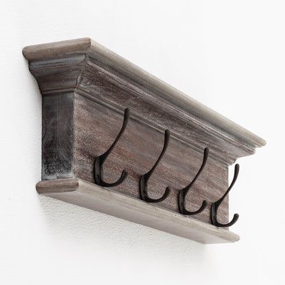 Halifax Knagerække Farve 4 Kroge Naturlig Wash - NovaSolo - DesignGaragen.dk