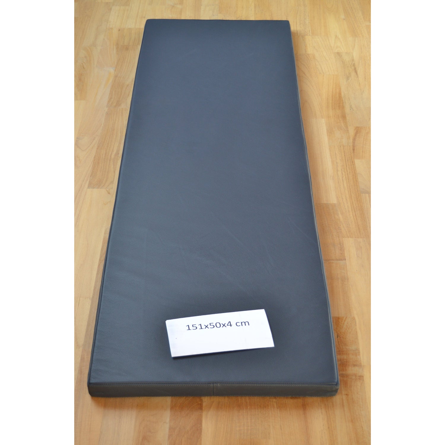 Almofada de couro azul escuro/azul escuro 161x50x4 cm