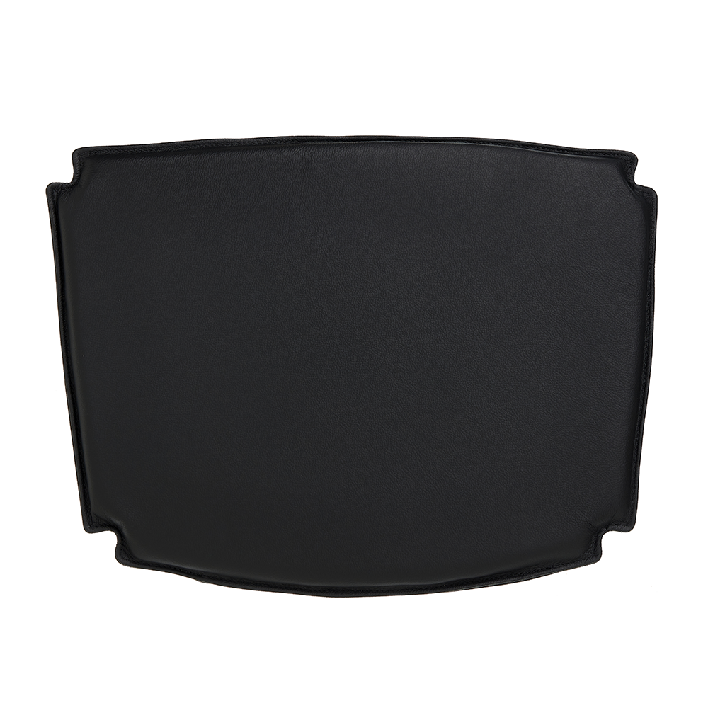 Almofada de couro para Hans J. Wegner pp201 A cadeira de couro preto