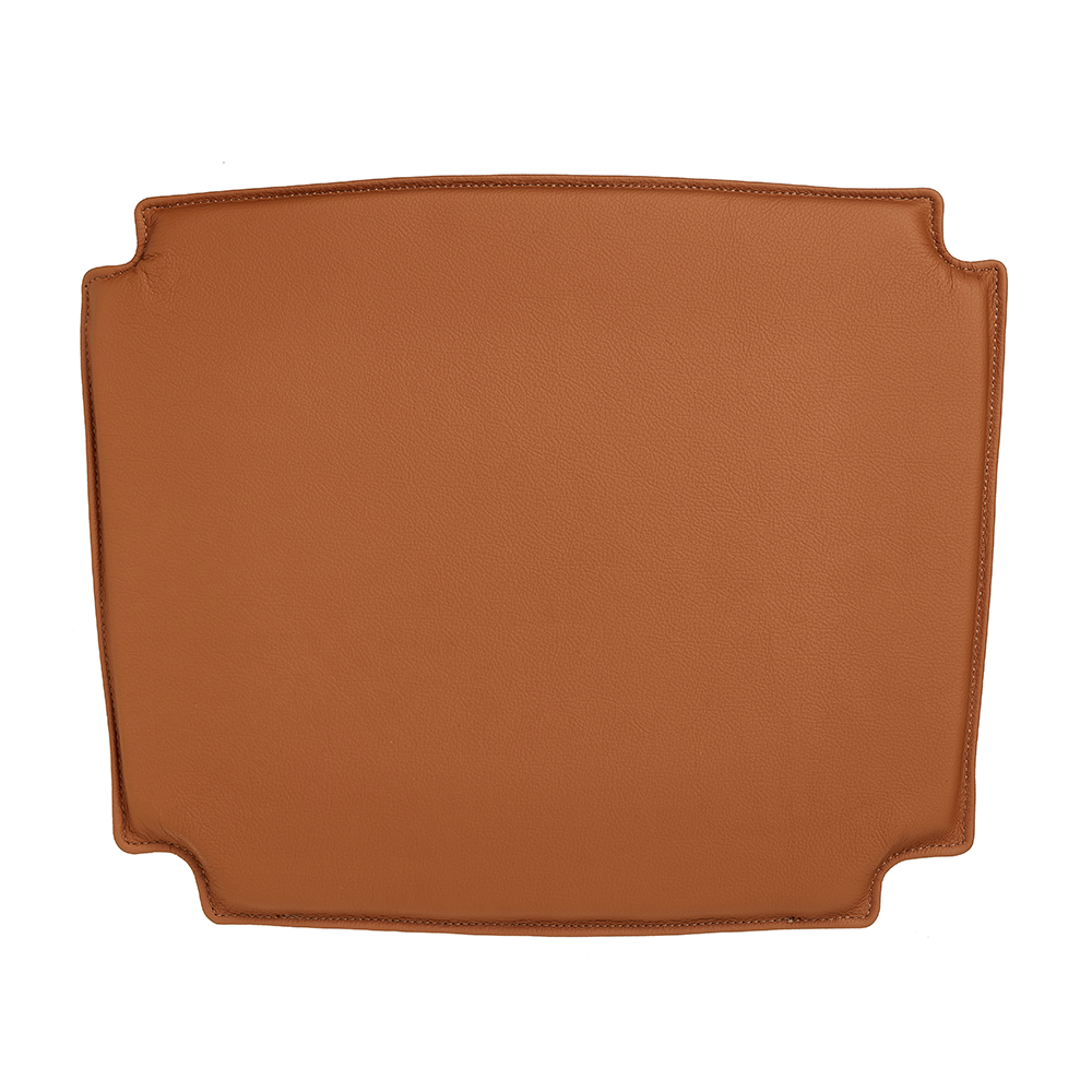 Almofada de couro para Hans J. Wegner PP68 Cadeira em Cognac Leather