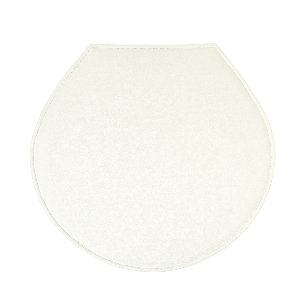 Luksus hynde til A.J. Syveren (3107 + 3207) i hvid læder - Hynder til Arne Jacobsen Syver stolen - DesignGaragen.dk