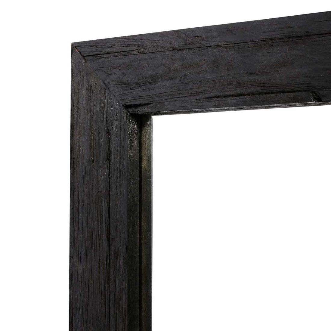 Muubs - Modelo de espelho Aino (quadro de teca preto) - 60x90 cm