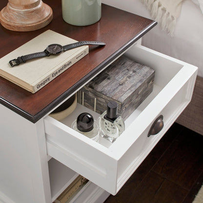 Halifax Accent Sengebord med Hylder - NovaSolo - DesignGaragen.dk