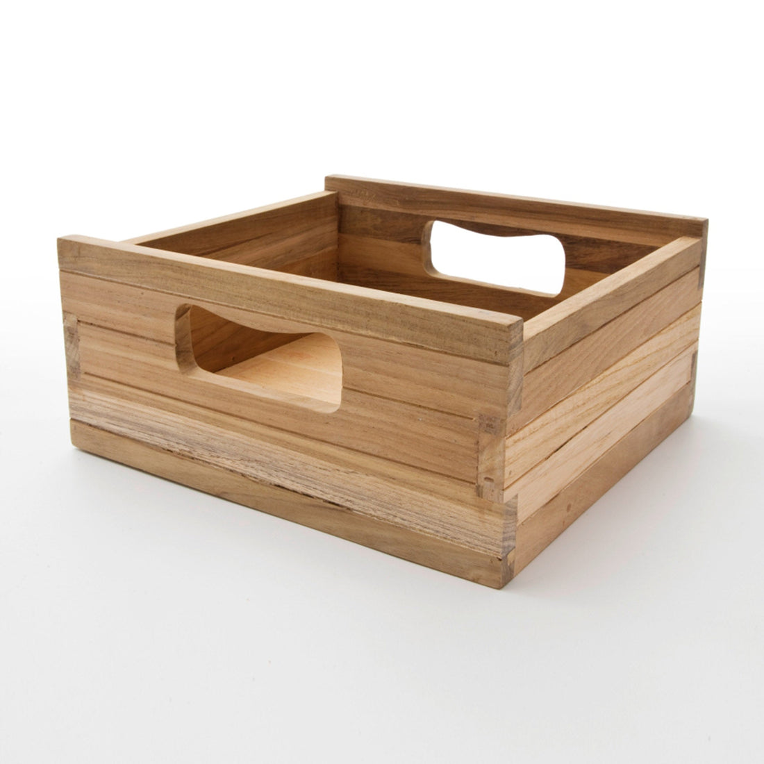Caixa de madeira de teca de Bordeaux (conjunto de 3)