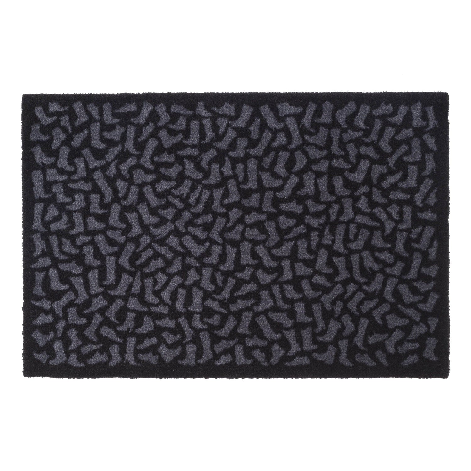 GULVMÅTTE 60 X 90 CM - FOOTWEAR/BLACK GREY - Tica Copenhagen - DesignGaragen.dk