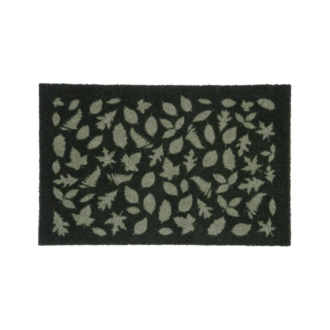 GULVMÅTTE 40 x 60 CM - LEAVES/DARK GREEN - Tica Copenhagen - DesignGaragen.dk