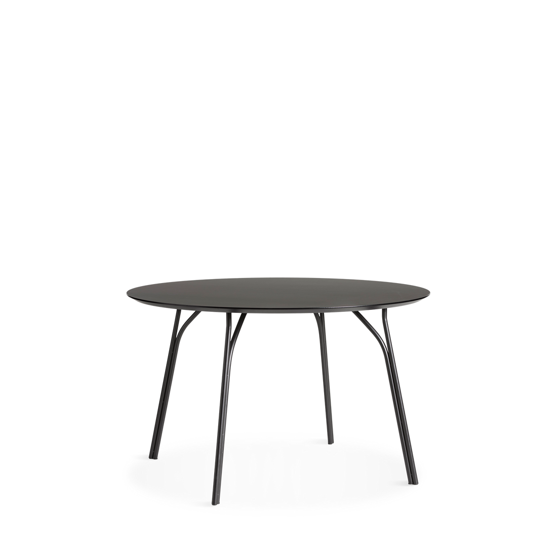 Woud - Mesa de jantar em árvore (120 cm) - Black/preto a carvão