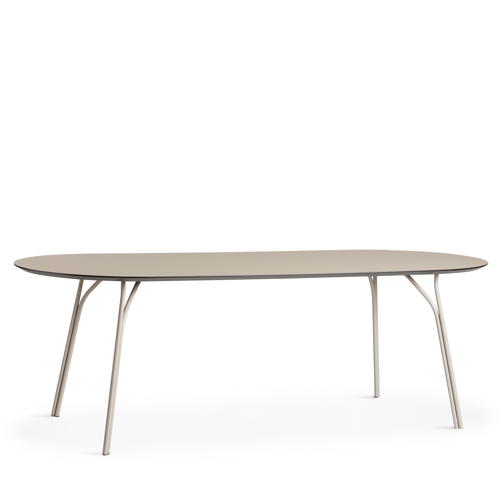 WOUD - Tree dining table (220 cm) - Beige/beige - WOUD - DesignGaragen.dk