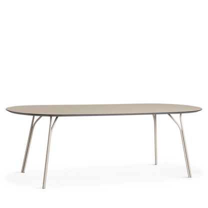 WOUD - Tree dining table (220 cm) - Beige/beige - WOUD - DesignGaragen.dk