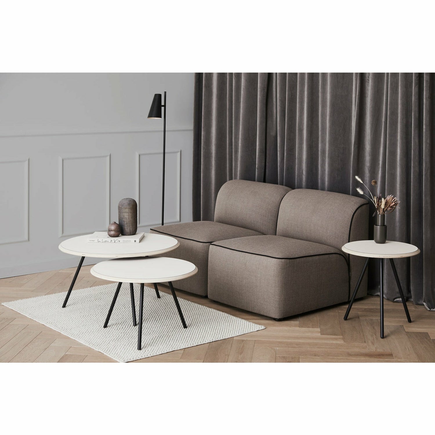 Woud - Sentound Coffee Table - bege (Ø75xh49)