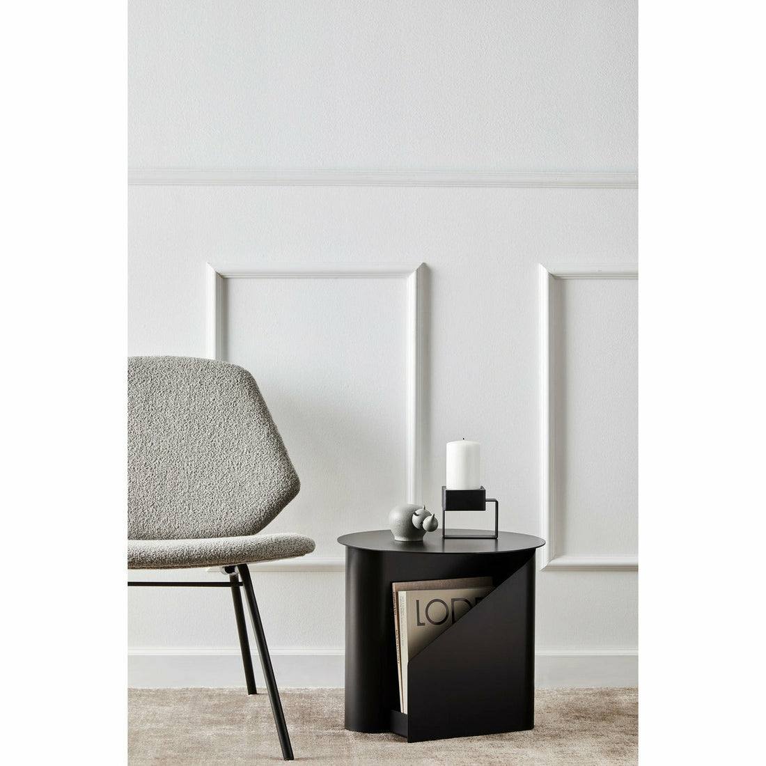 WOUD - Sentrum side table - Black - WOUD - DesignGaragen.dk