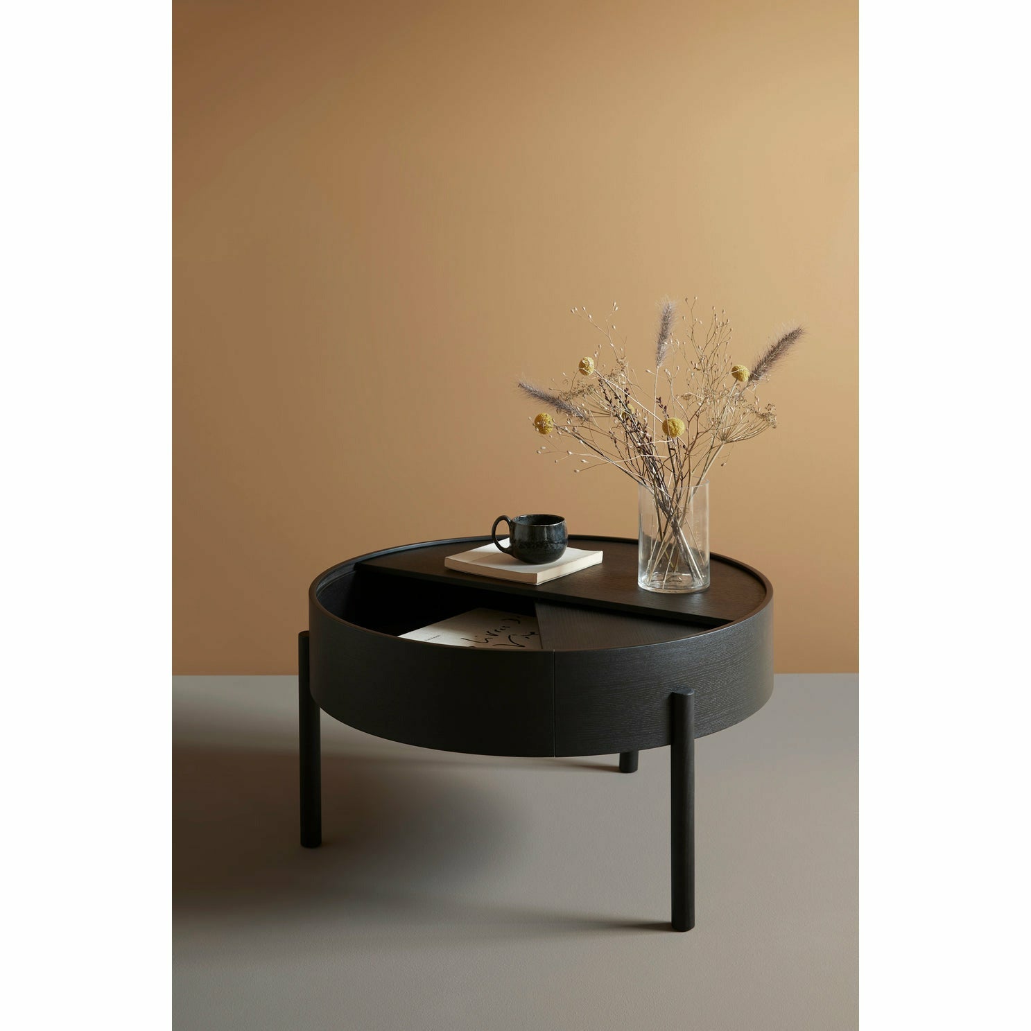 Woud - Arc Coffee Table (66 cm) - Black