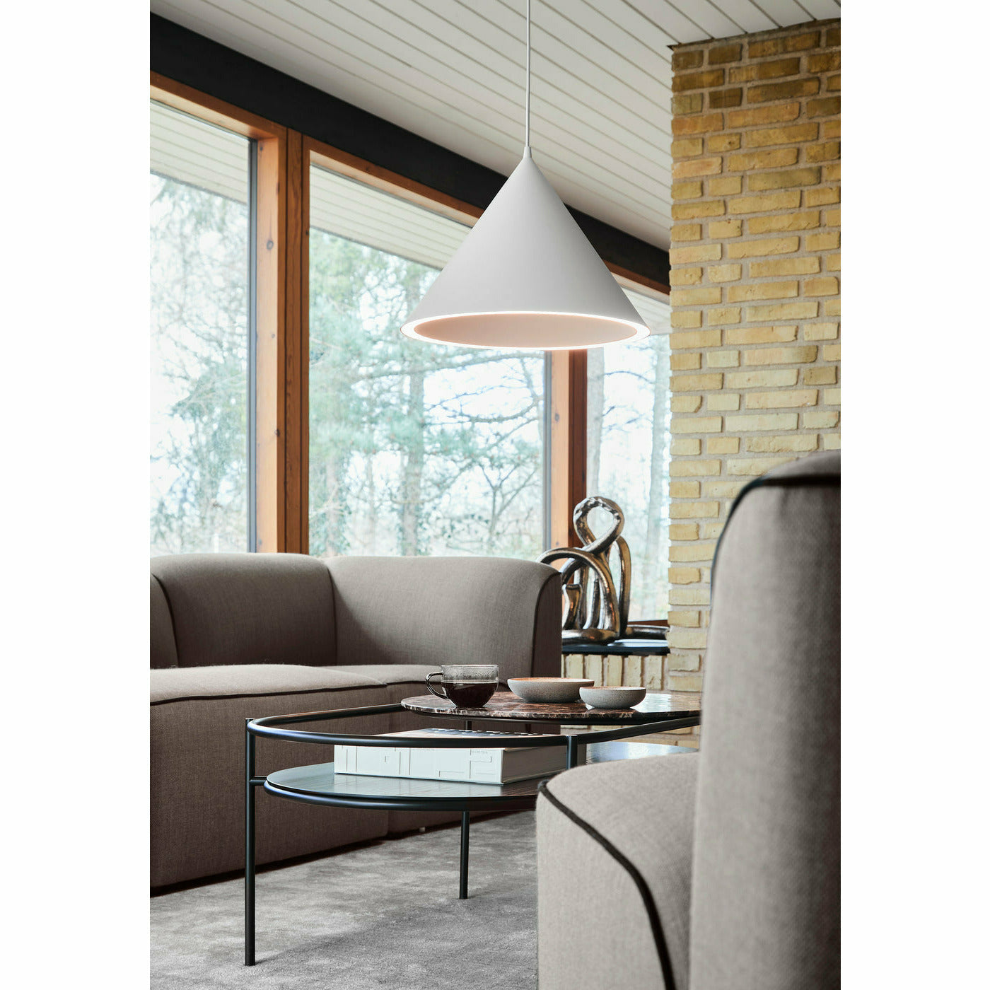 WOUD - Annular pendant (Large) - White - WOUD - DesignGaragen.dk