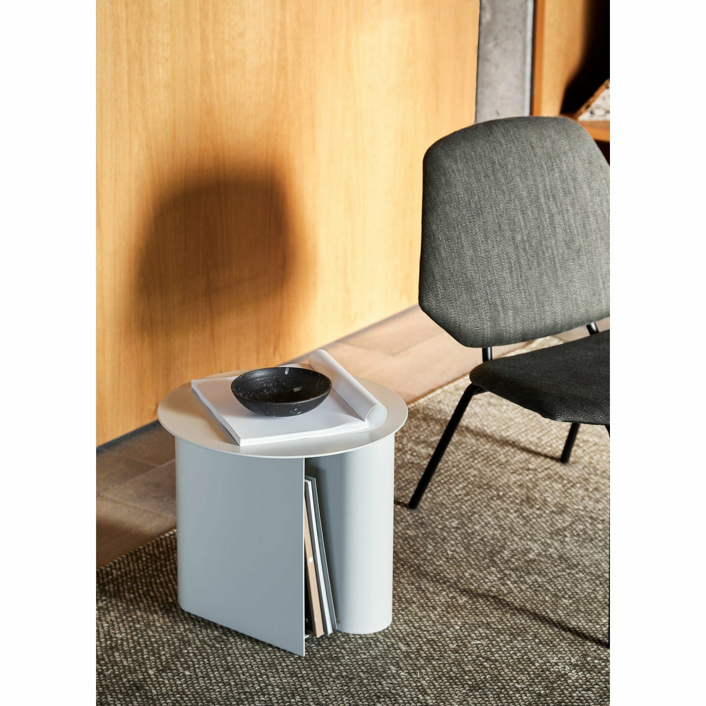 Woud - Sentrum lateral Table - cinza quente